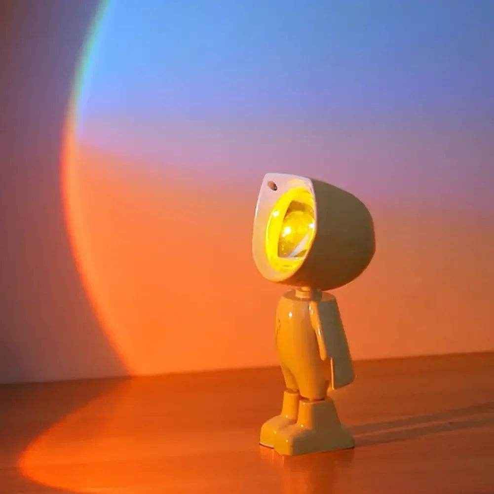 ✨Astronaut Sunset Lamp – Magical Night Light for Calm Bedtimes & Cosmic Dreams - ThiGui