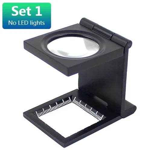 🔍 Bright Eyes, Tiny Details – Kids’ Foldable LED Magnifier for Curious Little Explorers! - ThiGui