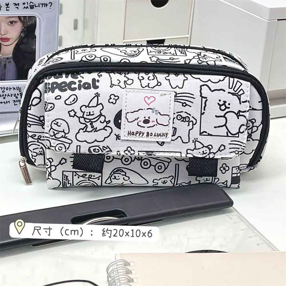 🎨Capy-Cool Pencil Pouch – Big, Fun & Organised with Adorable Capybara Style - ThiGui