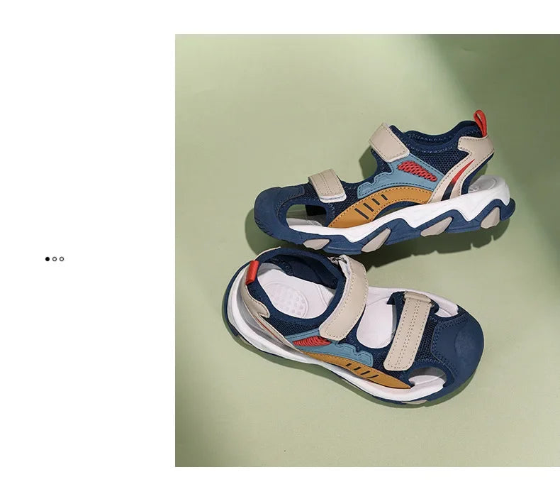 🏖️ Cool, Comfy & Ready to Go! Boys' Slip-On Sandals for Summer Adventures ☀️👣 - ThiGui