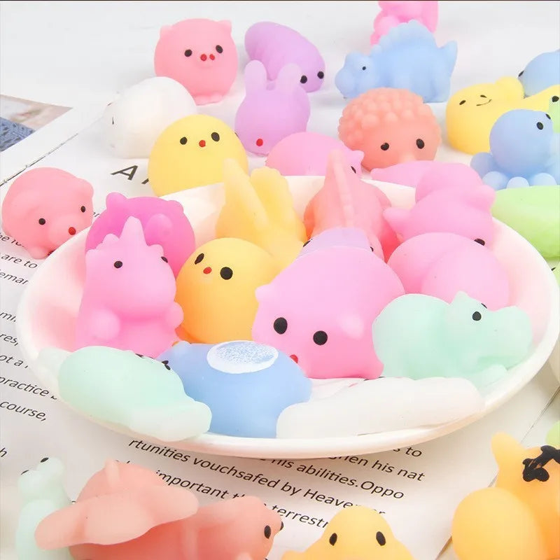 🐾 50-Pack Mini Mochi Squishies – Kawaii Stress-Relief & Party Fun for Kids! 🎁💖 - ThiGui