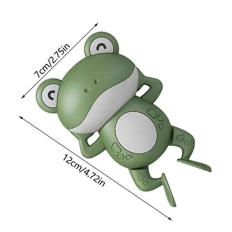 🐸 Wind It Up & Watch It Swim – Bath Time Fun with Clockwork Frog Toys! 🚿💫 - ThiGui