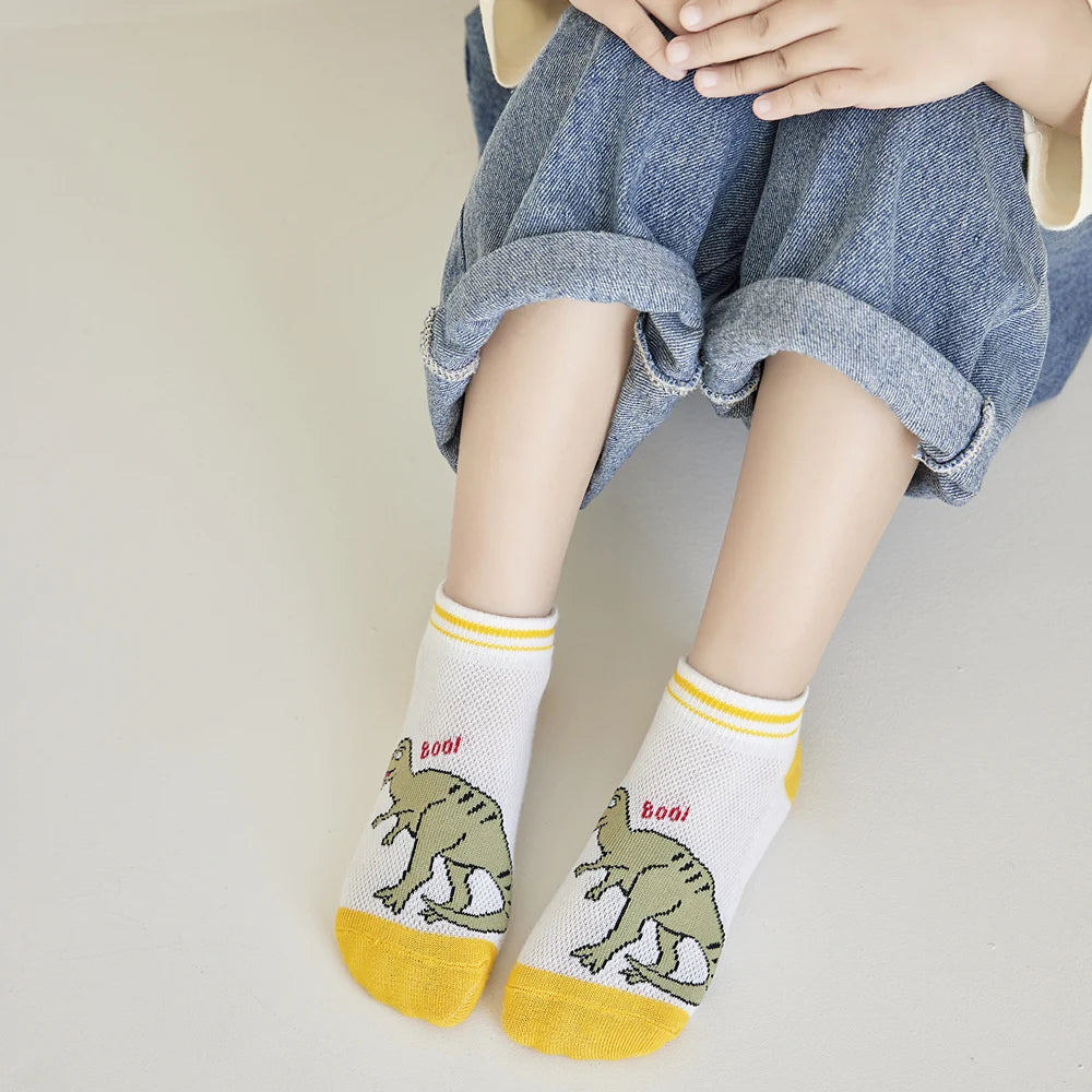 🦖 Roarsome Dino Socks – Soft, Comfy Fun for Happy Little Feet! 🧦💚 - ThiGui