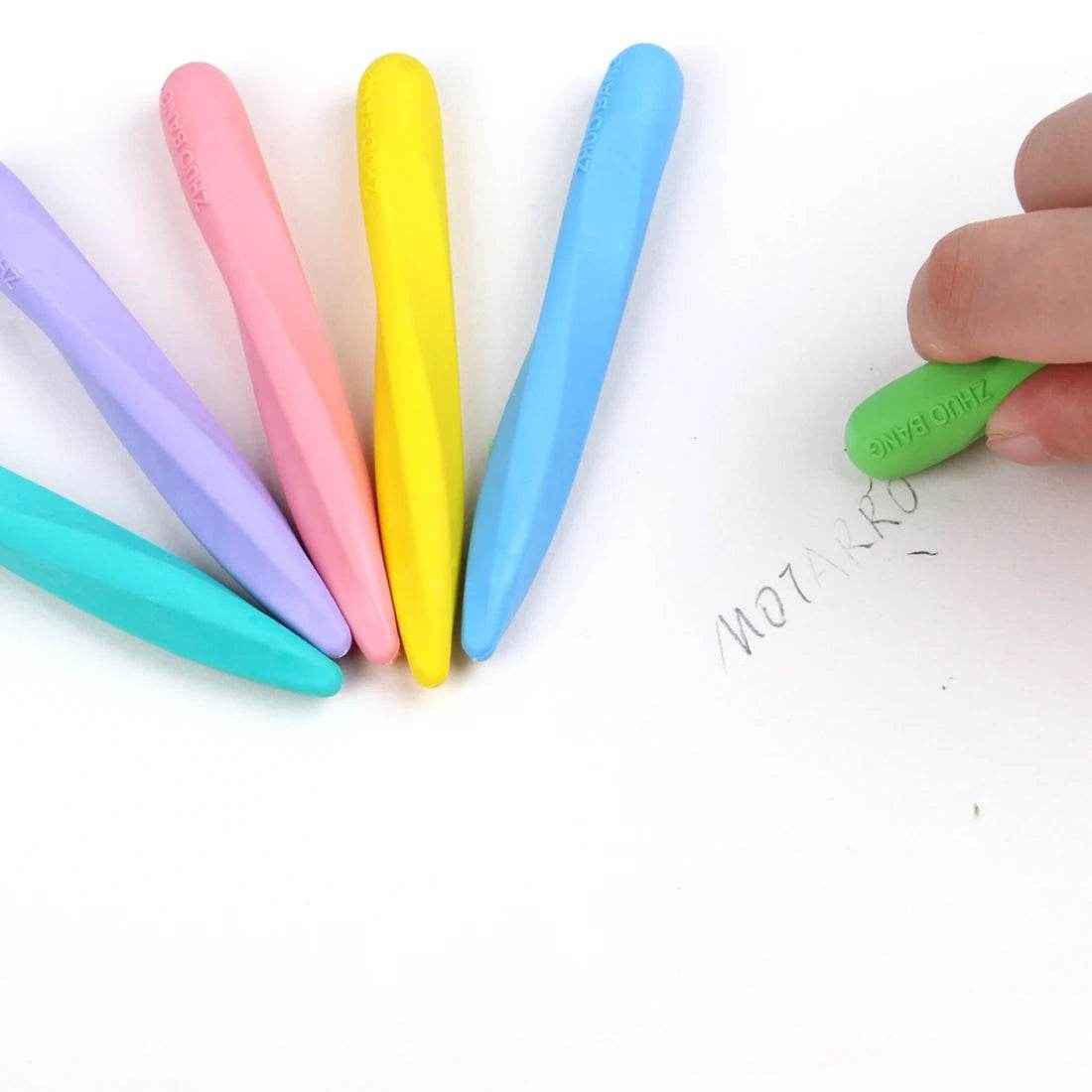 ✏️Adorable Jumbo Cartoon Erasers – Fun, Soft & Perfect for Little Hands! - ThiGui