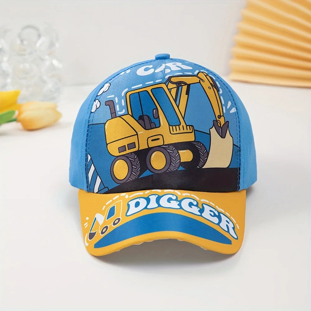 🚗 Vroom Vroom Sun Hat – Lightweight Car Baseball Cap for Cool Little Explorers! 🧢☀️ - ThiGui