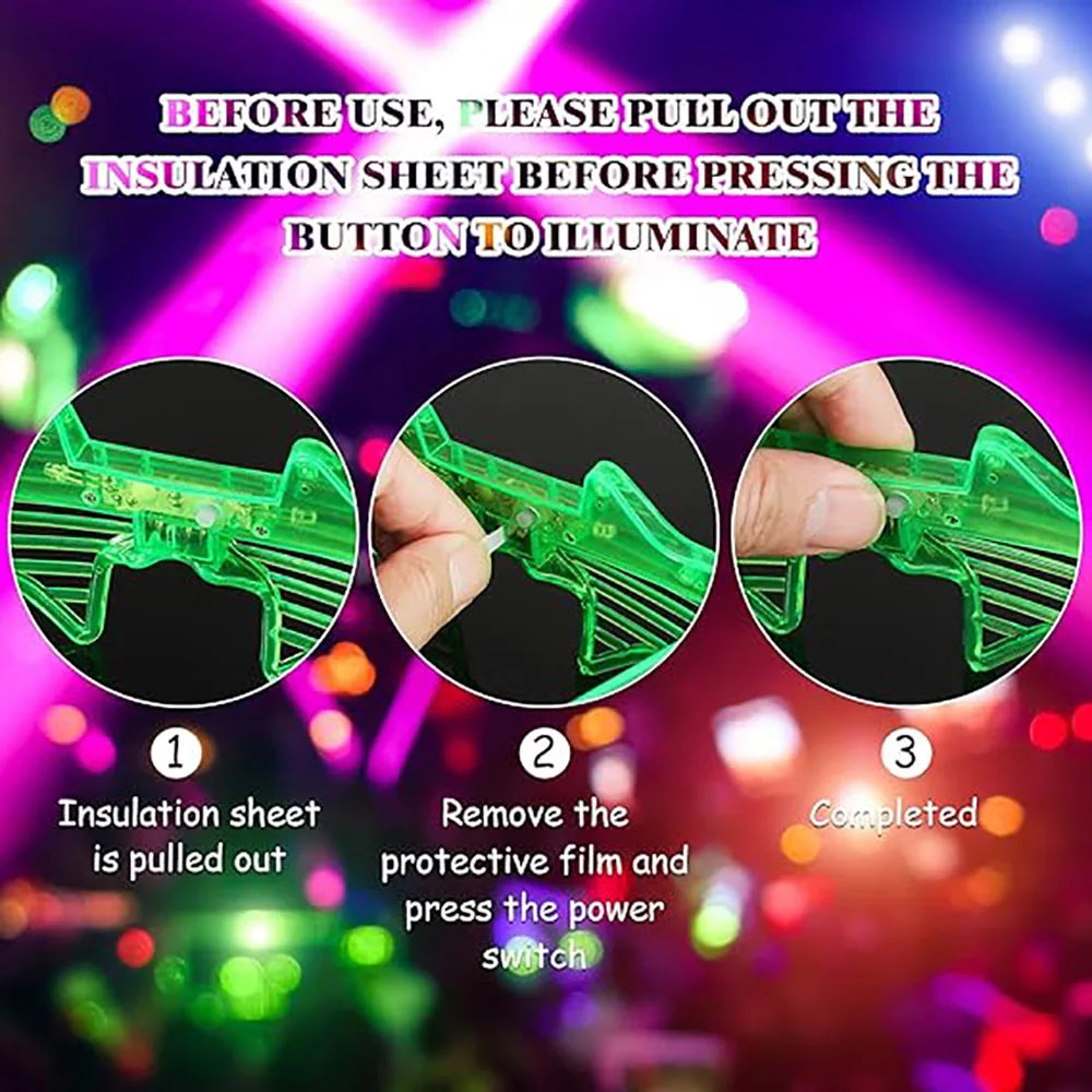 🎉 Glow Party Glasses – Light-Up Fun for Birthdays, Sleepovers & Celebrations! 😎✨ - ThiGui