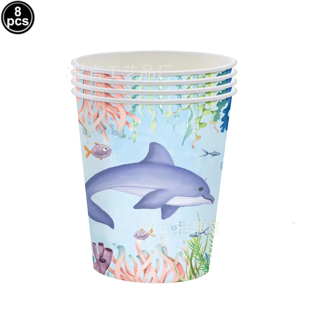 🐠 Under the Sea Birthday Balloon Set – Dive into a Magical Ocean Party! 🌊🎈 - ThiGui