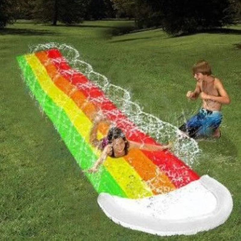 🌊💦 Slip, Slide & Smile! Backyard Water Slide with Sprinkler – The Ultimate Summer Splash 🌞👧🧒 - ThiGui