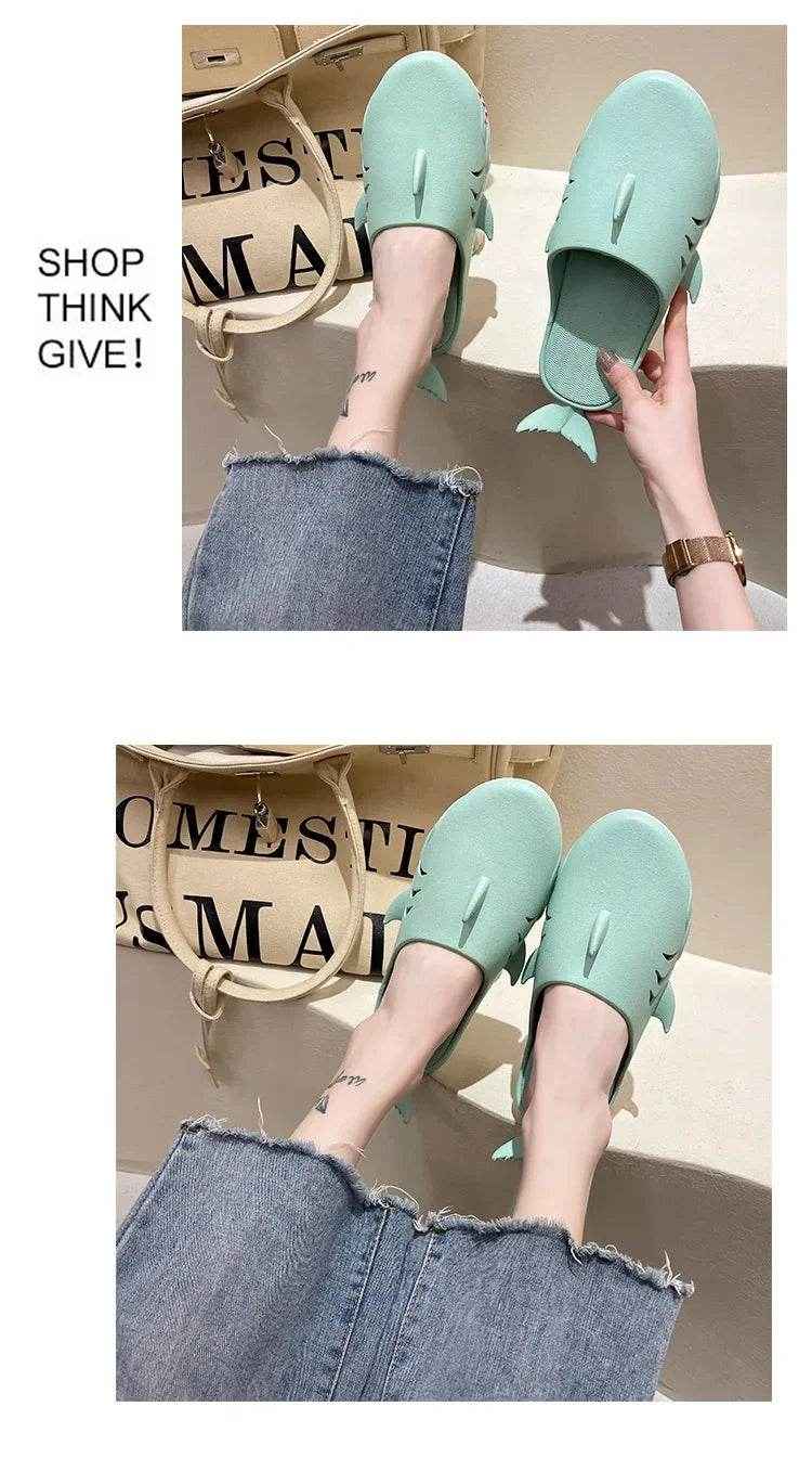 🦈Cheeky Shark Slippers for Boys – Snappy Style, Soft Comfort! - ThiGui