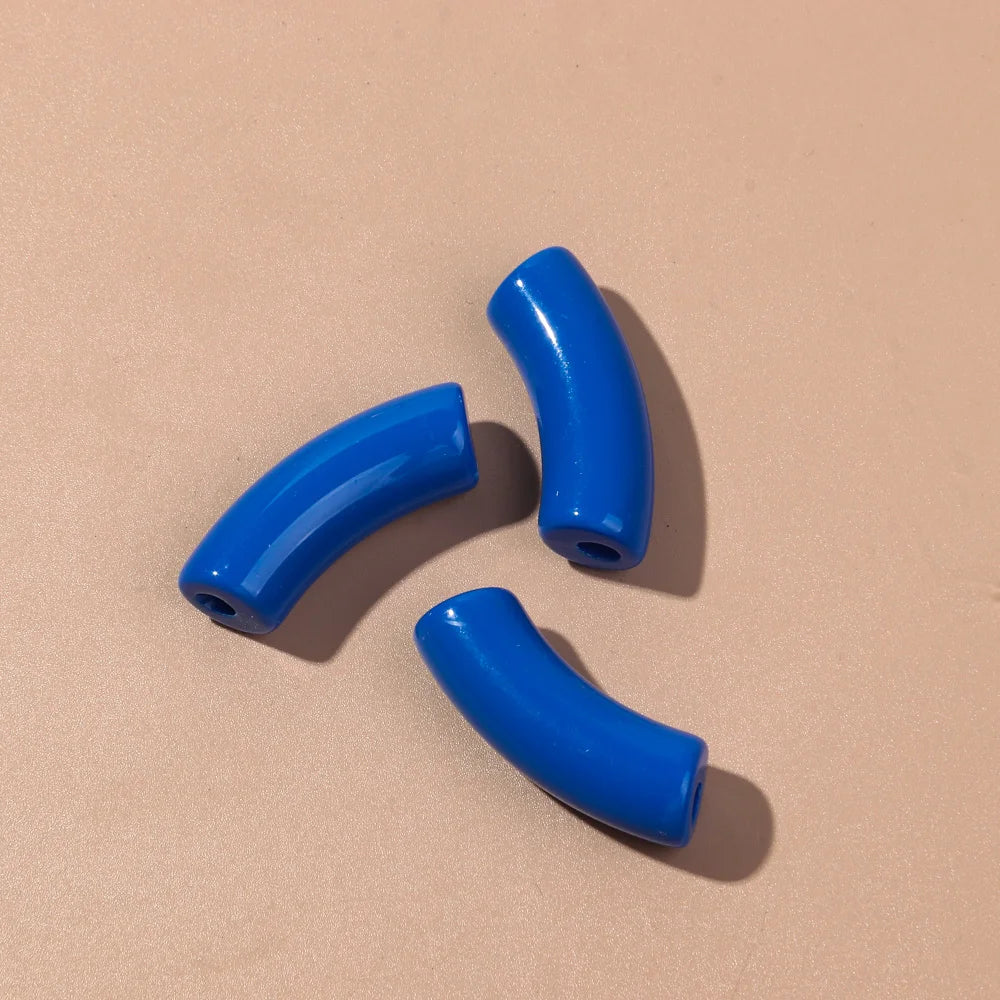 🌈 Lot de 20 Perles Tubes Arc-en-ciel – Idéal pour Créer des Bijoux Colorés et Fun ! 💫🧵 - ThiGui