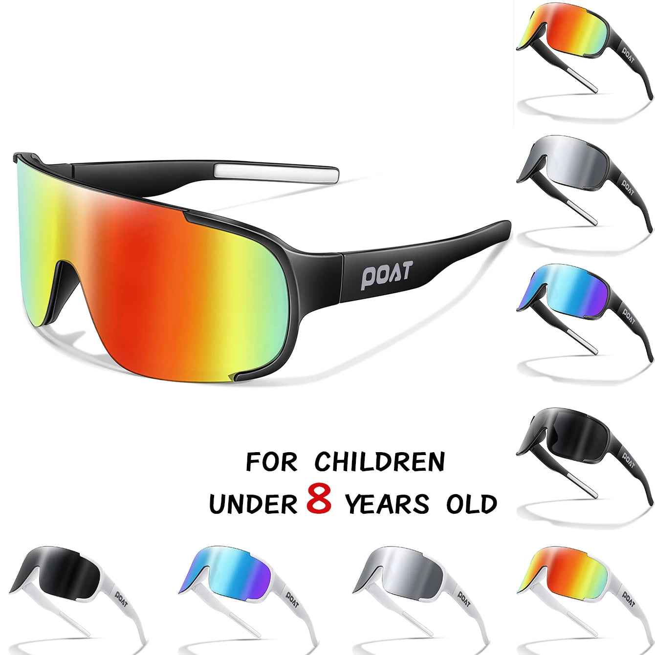 🚴Adventure-Ready Kids’ Cycling Sunglasses – Tough, Cool, and Full Sun Protection! - ThiGui