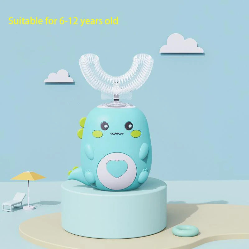 🪥⚡ Smart U-Shaped Electric Toothbrush – 360° Clean & Sonic Magic for Little Smiles! 😁👧👦 - ThiGui