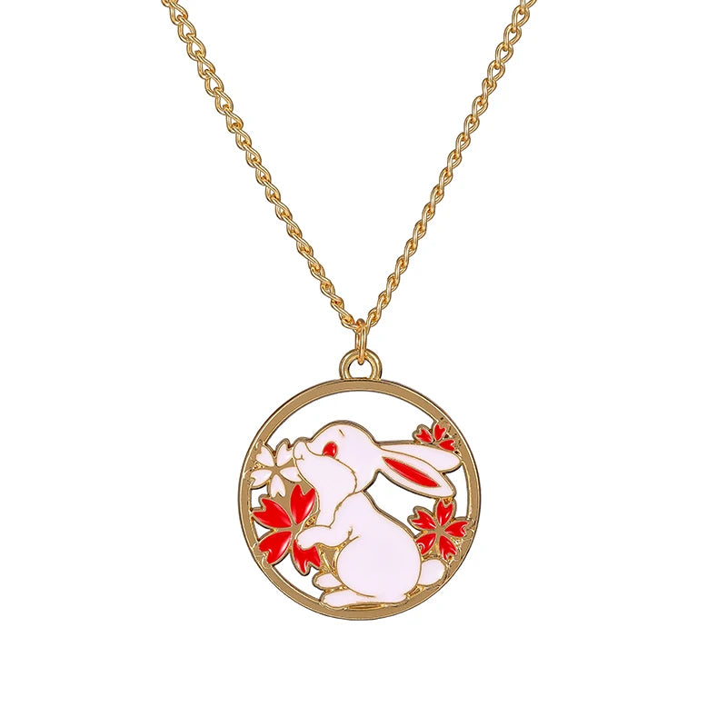🌸 Merci Maîtresse Necklace – A Whimsical End-of-Year Hug from Your Little One! 🐰✨ - ThiGui