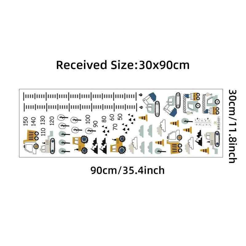 Adorable Car-Themed Height Chart – Watch Your Little One Grow with Big Smiles! - ThiGui