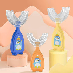🦷 Gentle Silicone Toothbrush – Oral Care for Kids Ages 2 to 12 👶💧 - ThiGui