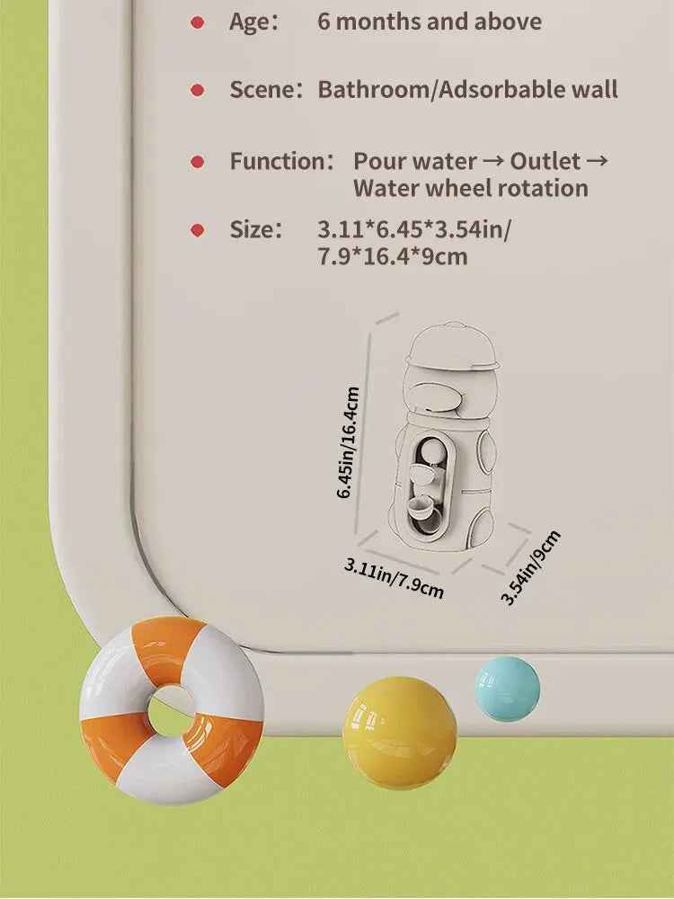 🛁 Duck Waterwheel Bath Toy – Splash, Scoop & Spin with Bathtime’s Cutest Companion! 🐤💦 - ThiGui