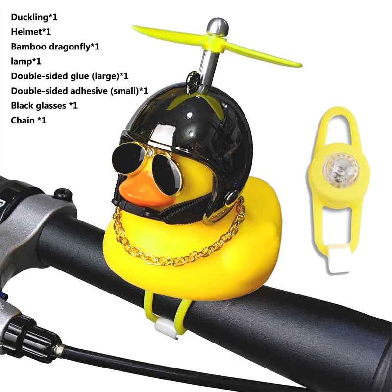 🚴Quack & Glow! The Little Yellow Duck That Lights Up Every Ride - ThiGui
