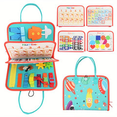 🎒🧩 Montessori Busy Board – Hands-On Fun for Curious Little Learners! 🧠🚪 - ThiGui