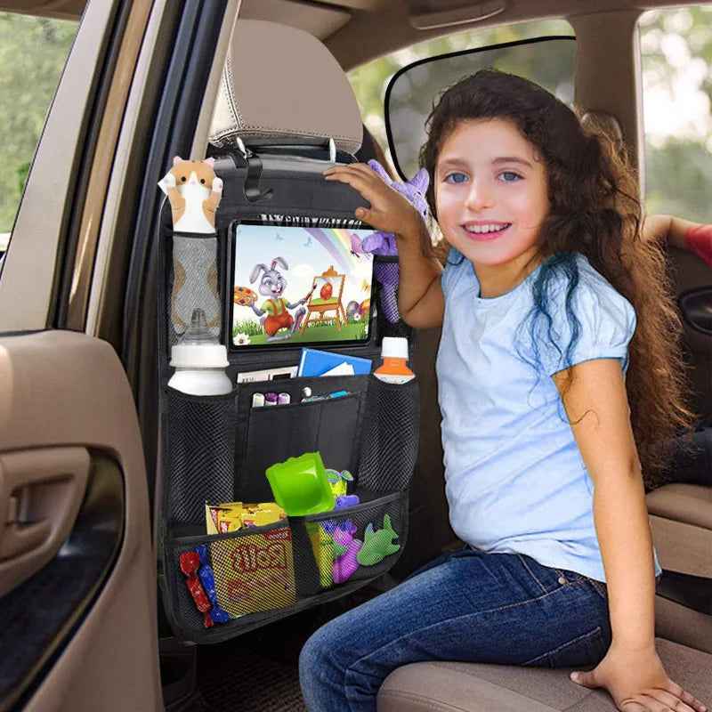 Road Trip Hero – Backseat Organizer with Tablet Holder for Tidy, Happy Car Rides! - ThiGui