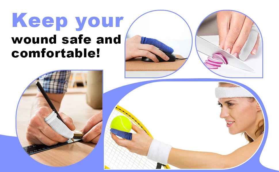 🛡️No More Ouchies! Soft Finger & Toe Sleeves for Your Little Adventurer – 10-Pack - ThiGui
