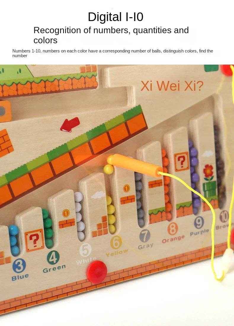 💡Montessori Magnetic Maze – A Colourful Puzzle Adventure for Clever Little Fingers - ThiGui