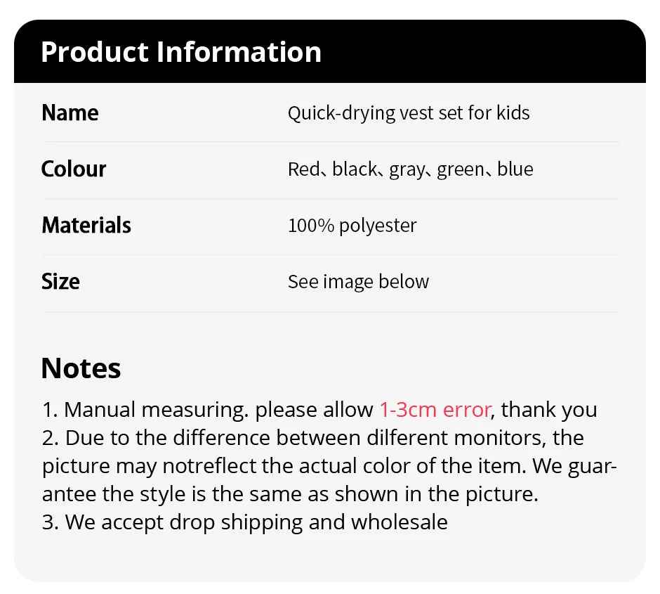 Breezy Summer 2-Piece Set – Quick-Dry Vest & Stretch Shorts for Active Boys on the Go! - ThiGui