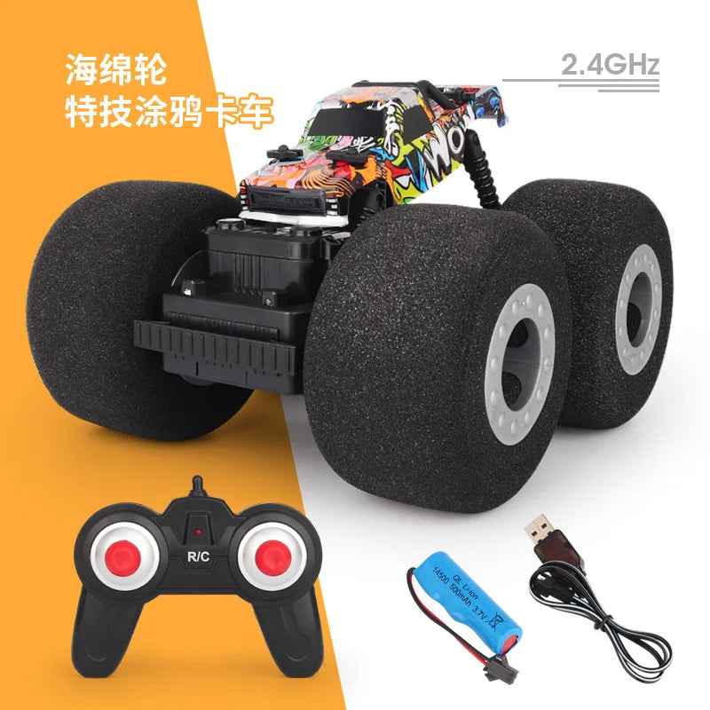 🌀 Spin, Flip & Drift! – RC Stunt Car for Action-Loving Kids 🏎️🎮 - ThiGui