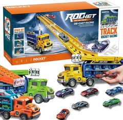 🚗 Rocket Racer Track Set – Loop, Launch & Transform into Hours of Fun! 🛞🚀 - ThiGui