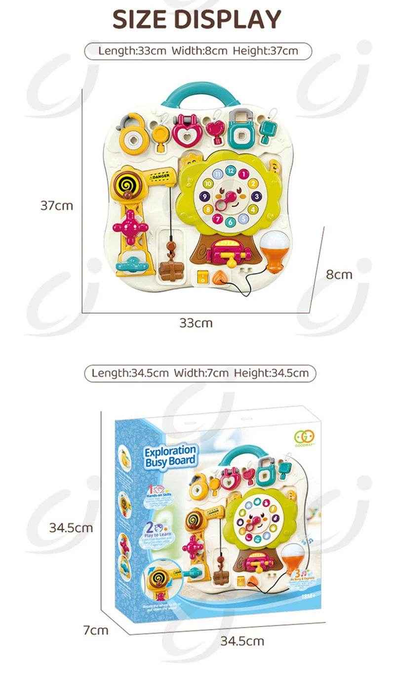 🧠 Montessori Magic on the Go ✨ Lights, Music & Switches for Curious Little Hands! - ThiGui