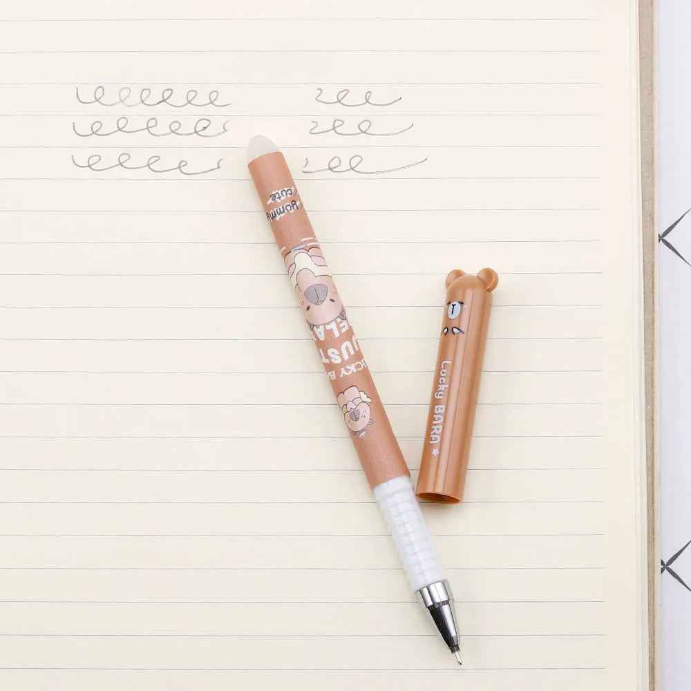 🖊️Kawaii Capybara & Unicorn Erasable Gel Pens – School Stationery That Makes Writing Magical - ThiGui