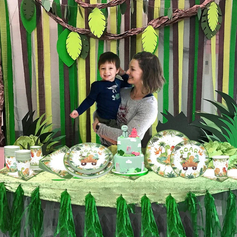 🦖 Roarsome Dino Tableware Set – Make His Birthday Wild & Easy! 🎉🍽️ - ThiGui