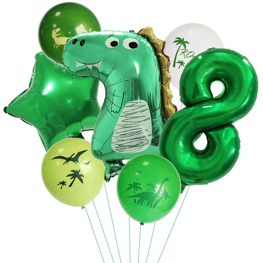 🦕 Dino-Roar Party Set – Fun Disposable Tableware for a Jurassic Birthday Bash 🎂🎈 - ThiGui
