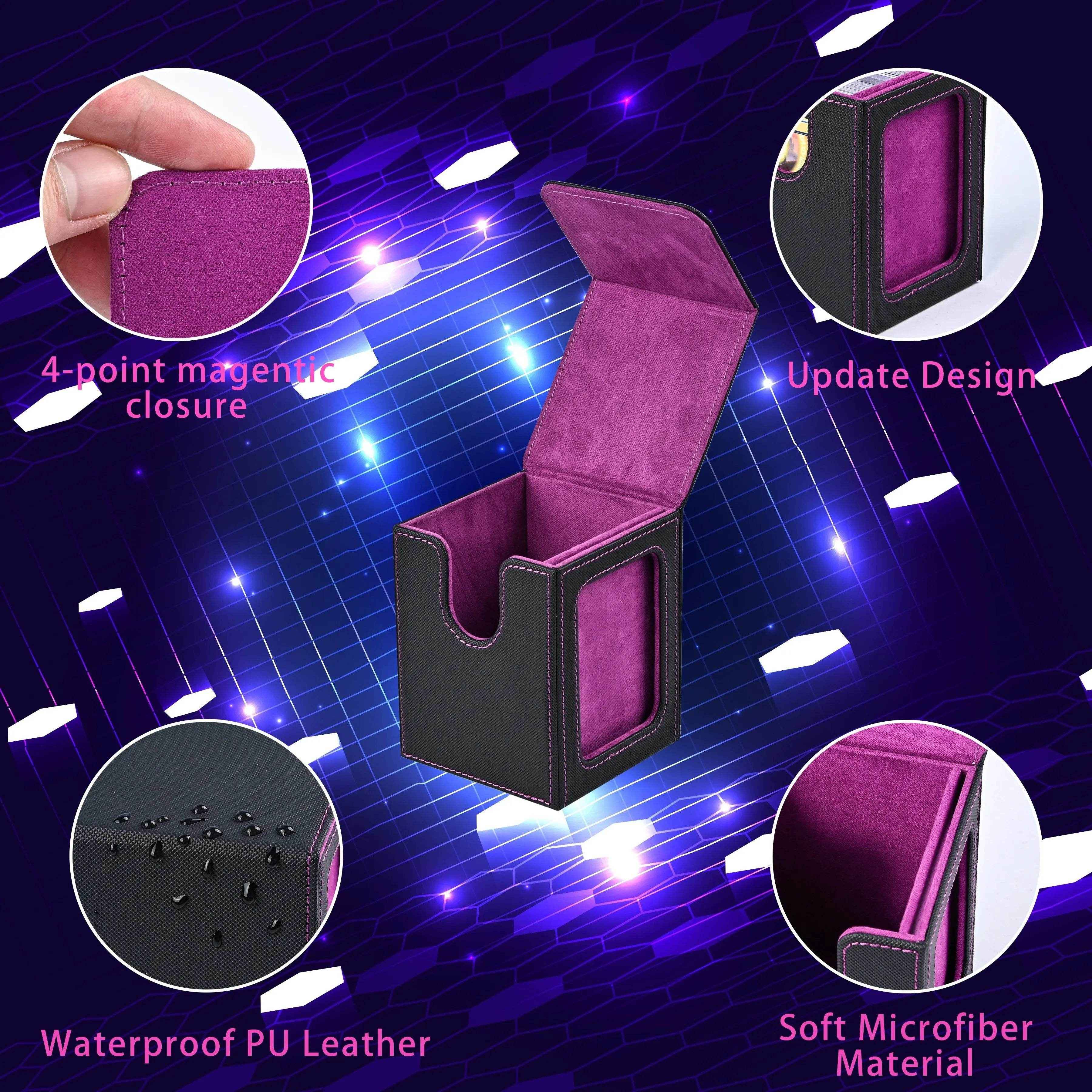 📚Stylish Magnetic Trading Card Box – Sleek, Safe & Perfect for Boys’ Favourite Decks! - ThiGui