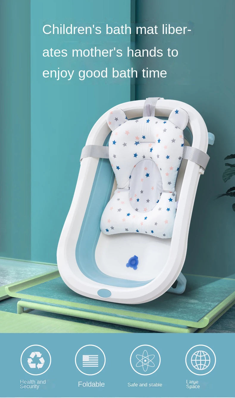 🛁✨ Snug-as-a-Bug Baby Bath Cushion – Portable, Soft & Splash-Ready! ✨🛁 - ThiGui