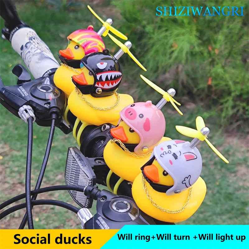🚴Quack & Glow! The Little Yellow Duck That Lights Up Every Ride - ThiGui