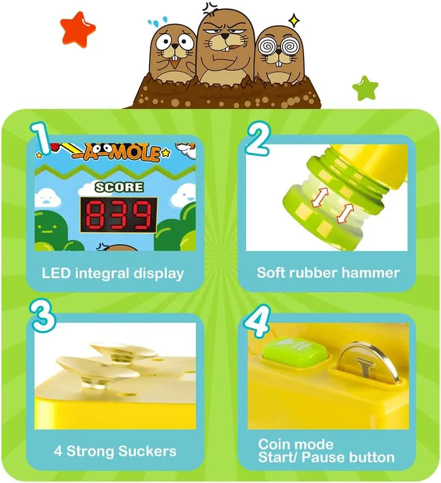 🌈 Hammer & Save! Mini Arcade Coin Bank Game 🕹️ | Lights, Sounds & Learning Fun 🎶💡 - ThiGui