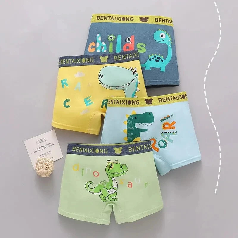 🩲🌟 Boys’ Cotton Boxer Briefs – Antibacterial, Breathable & Hug-Like Fit for Active Kids! 🧒🧺 - ThiGui