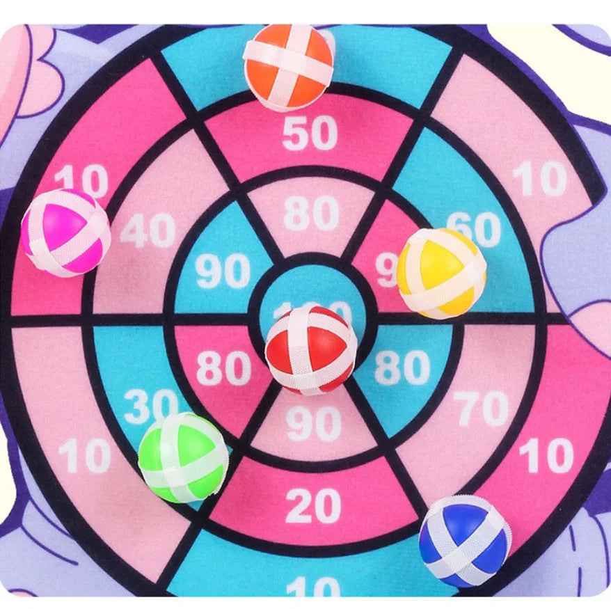 🐸Soft Sticky Ball Dart Board Game for Boys with Adorable Animal Designs and Safe Indoor Fun - ThiGui
