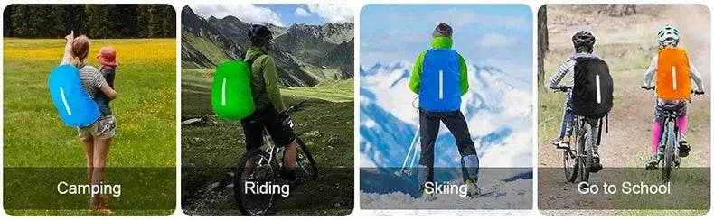 🧳Keep Your Boy’s Backpack Dry & Visible: Reflective Waterproof Rain Cover Must-Have! ✨🌧️ - ThiGui