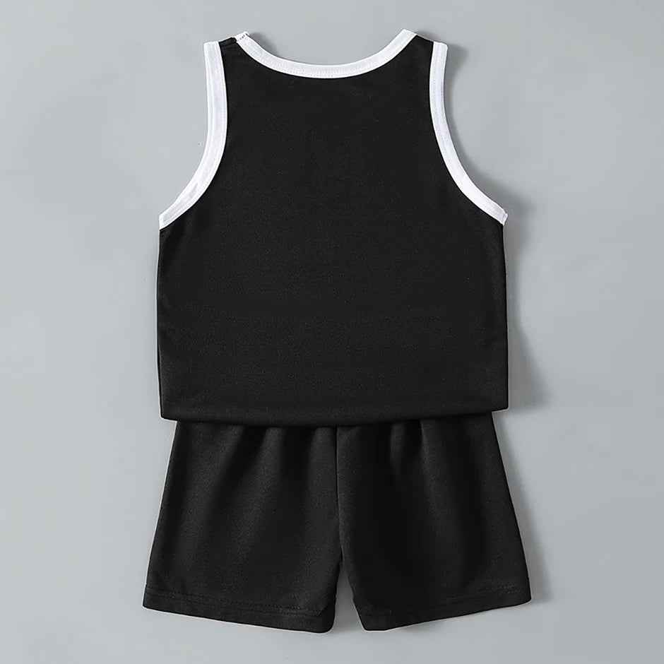 Breezy Summer 2-Piece Set – Quick-Dry Vest & Stretch Shorts for Active Boys on the Go! - ThiGui