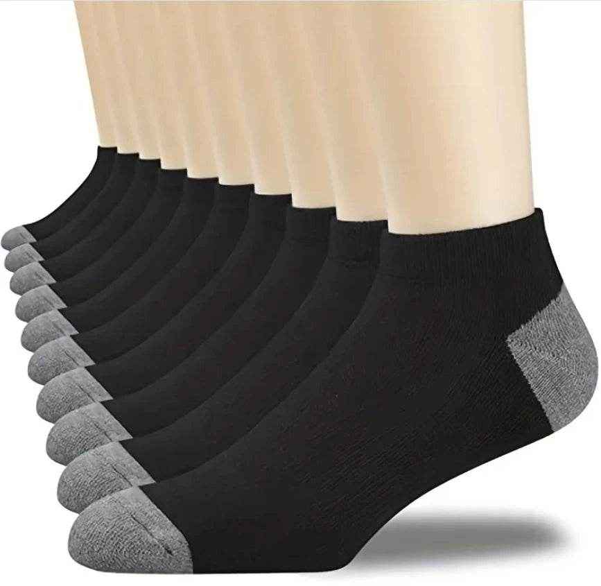 🧦Comfy Cotton Ankle Socks – 10 Pairs of Soft, Breathable Everyday Winners for Your Little Dynamo! - ThiGui