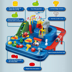 🚀🚗 Adventure Track Playset – Action-Packed Fun for Curious Kids! 🐒🛤️ - ThiGui