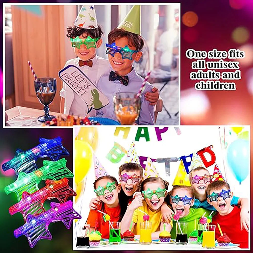 🎉 Glow Party Glasses – Light-Up Fun for Birthdays, Sleepovers & Celebrations! 😎✨ - ThiGui