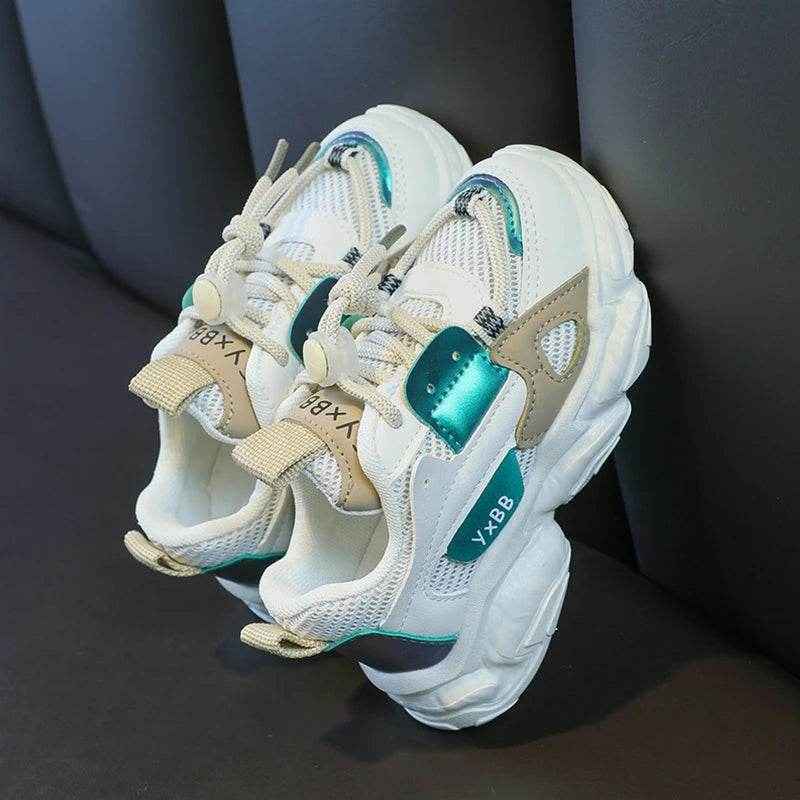 👟Breathe Easy: Lightweight Mesh Trainers for Little Adventurers (Size 21–36) - ThiGui