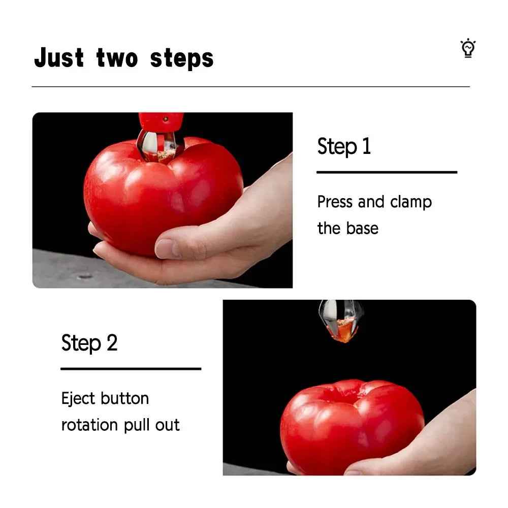 🍓Strawberry & Tomato Stem Remover – Handy Kitchen Hero for Busy Mums! - ThiGui