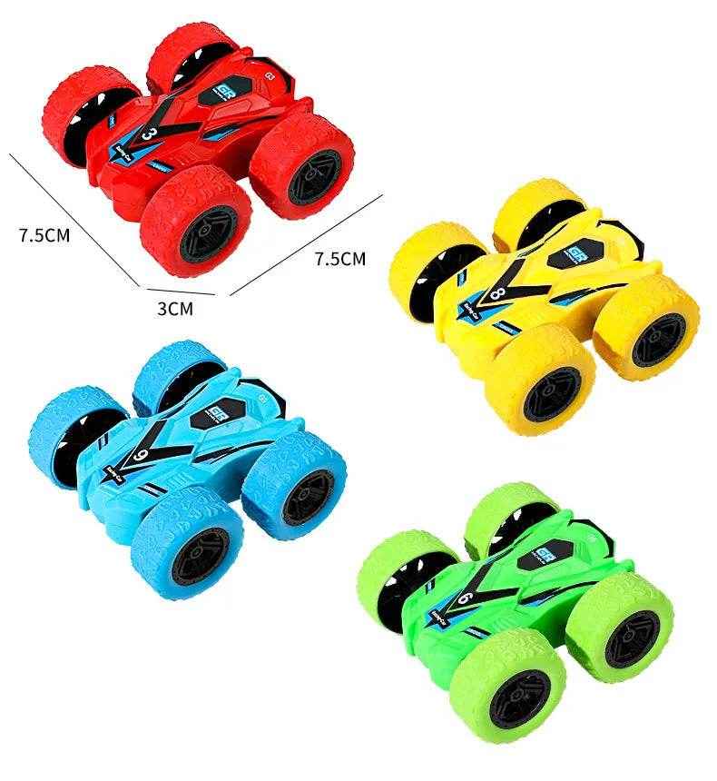 🎁Double-Sided Pull Back Car for Boys That Flips Crashes and Keeps on Racing - ThiGui