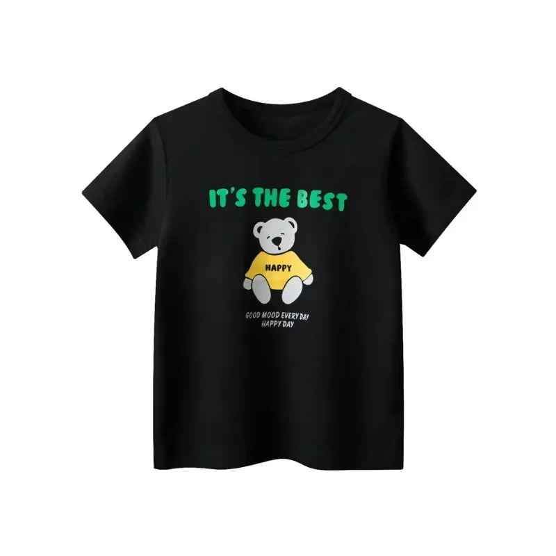 🎉 Cartoon Coolness! Comfy Summer Tees for Active Boys (2–10Y) 🧒☀️ - ThiGui