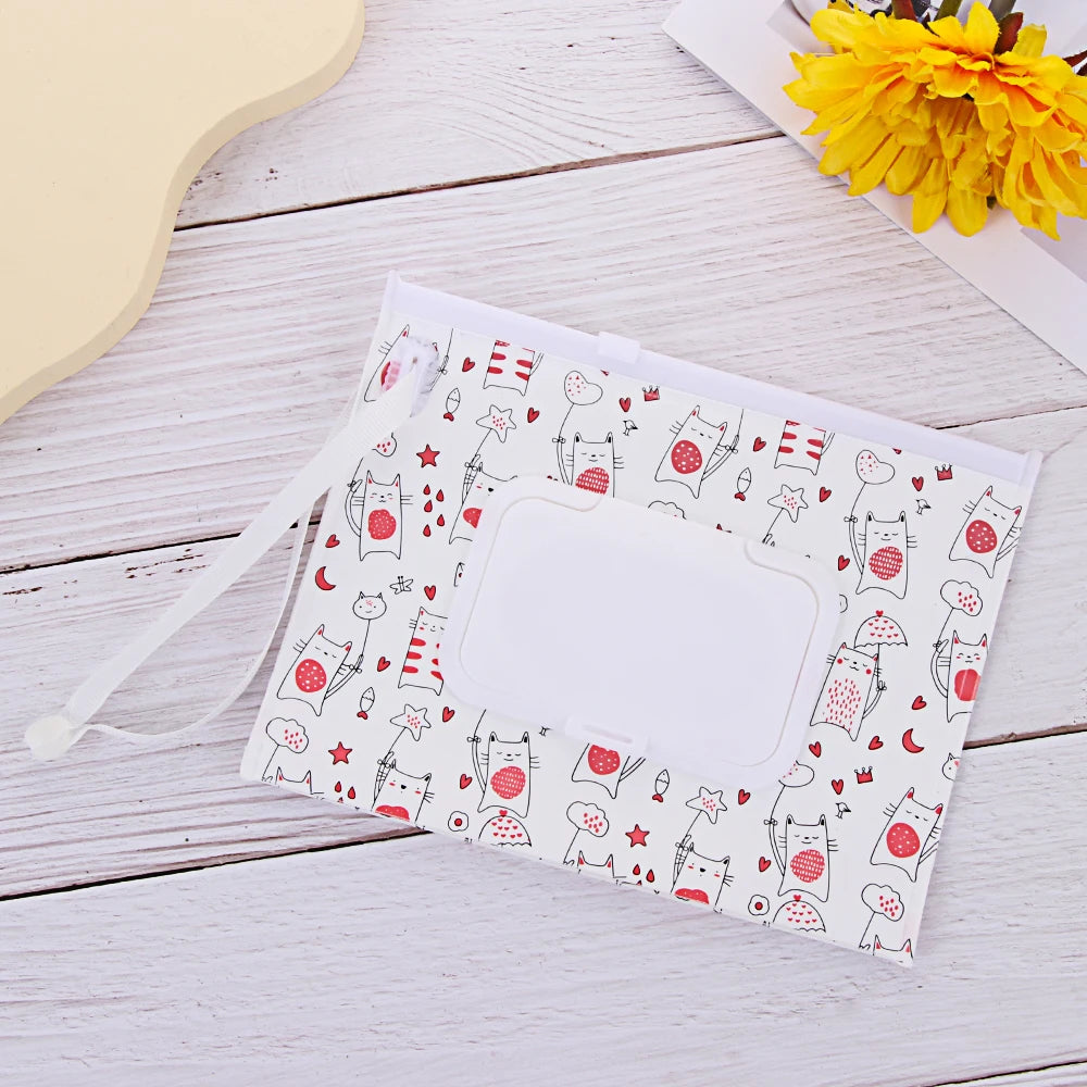 🧷 Smart Wet Wipes Bag – Snap, Strap & Go! Perfect for Mum Life on the Move! 💖🍼 - ThiGui