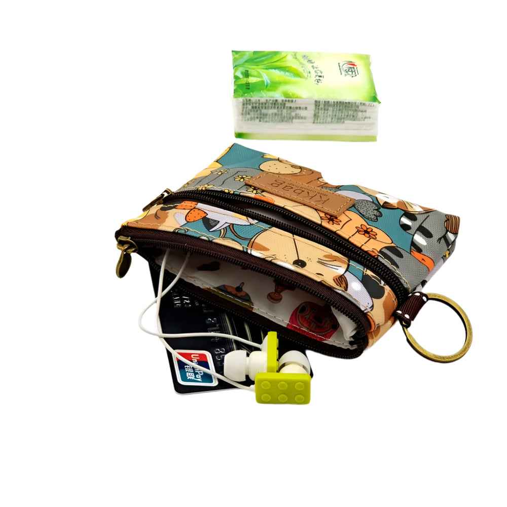 🐾 Pocket-Sized Cuteness! Cartoon Animal Zipper Coin Purses for Kids 🦊 - ThiGui