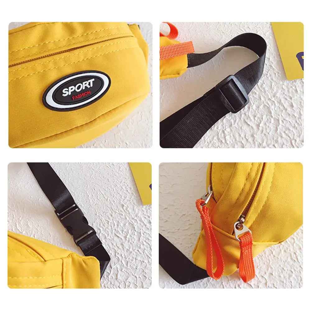 🎒 Everyday Adventure Buddy! Cute & Comfy Canvas Chest Bag for Active Kiddos 👧 - ThiGui